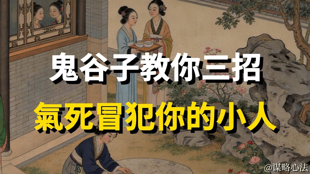 鬼谷子教你三招，气死那些冒犯你的小人~ #鬼谷子 #博弈 #强者思维 #人际关系 #职场 #谋略智慧 #认知觉醒