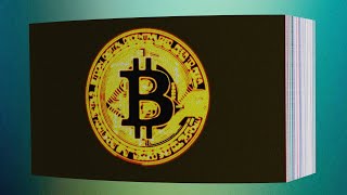 Bitcoin logo (btc logo) animation.Crypto 2022, 2021.Animated (FlipBook)#bitcoin #flipbook #animation