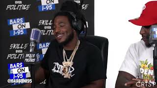 Jim Jones & Mozzy Go CRAZY on I-95 Freestyle! (Back to Back)