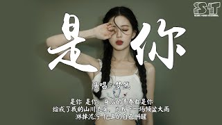 是你 - 梦然『是你 是你 身后的青春都是你，绘成了我的山川流溪』【动态歌词Pinyin Lyrics】