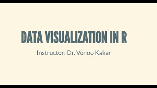 Data Visualization in R (Part 1/2)