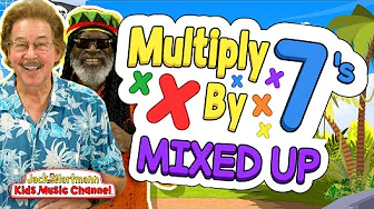 Multiply by 7's! | All Mixed Up | Multiply By Music | Jack Hartmann