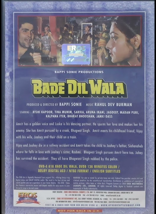 Bade dilwala 24th sep 1983 Rishi Kapoor Tina Munim 42years completed