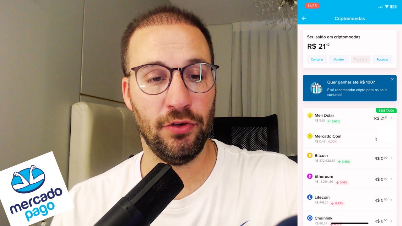 CRIPTOMOEDAS MERCADO PAGO - Como funciona? COMO COMPRAR?