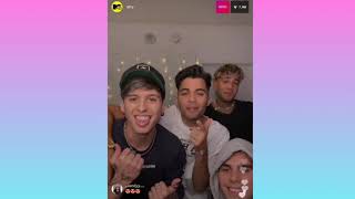 Beso CNCO instagram live MTV