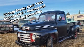 Vintage Beauty Alert! 1950 Mercury M68 – Running and Ready for Restoration!