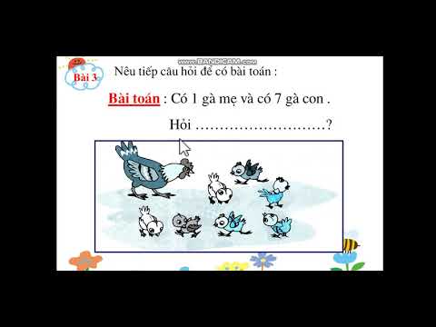 Toán 1 - Bài: Bài toán có lời văn
