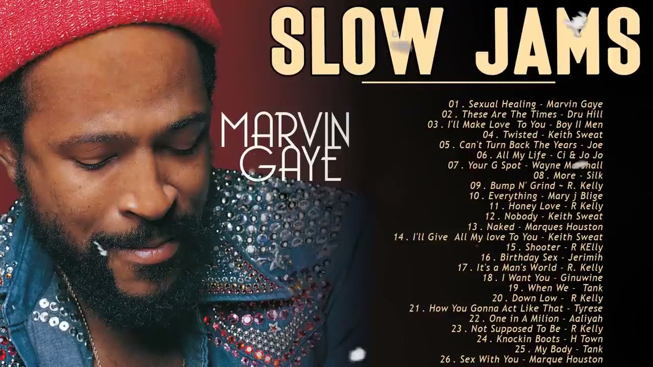 Best 80's & 90's R&B slow Jams Mix | Smooth Soulful R&B  | Marvin Gaye, TevinCampbell, R KElly, Silk