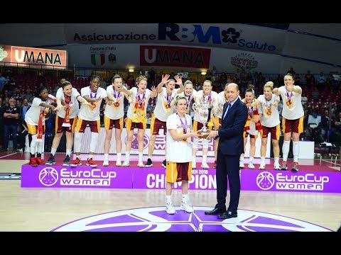 GALATASARAY EUROCUP WOMEN ŞAMPİYONU! Venezia 72 - 65 Galatasaray | Kupa Töreni  🇹🇷🇹🇷