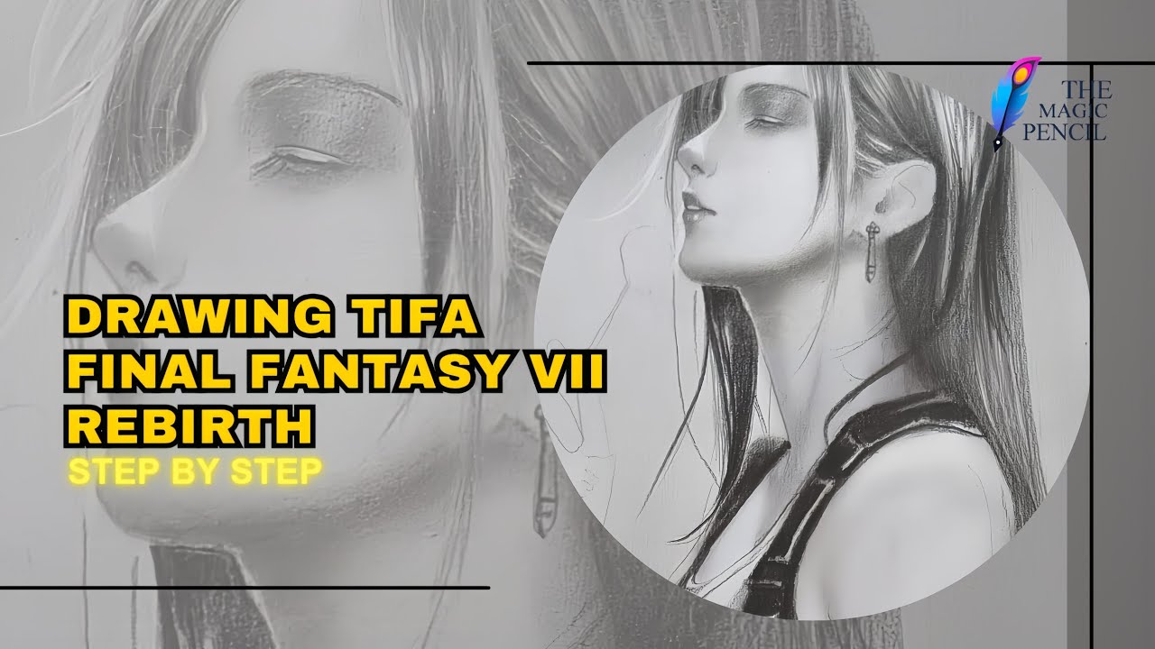 I Tried To Draw Tifa - The Best Girl From Final Fantasy VII