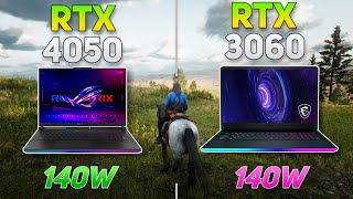 RTX 4050 Laptop vs RTX 3060 Laptop - Ray Tracing & DLSS | Test in 10 Games | with Latest Drivers