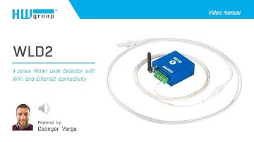 WLD2 Water Leak (flood) Detector with sensing cable HV03