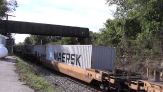 CSX Q130 in Hi Def at Shenandoah Junction,WV on 10/4/14