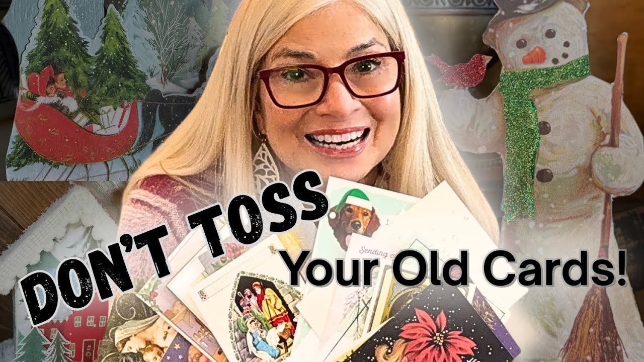 15 креативных идей для переделки старых рождественских открыток