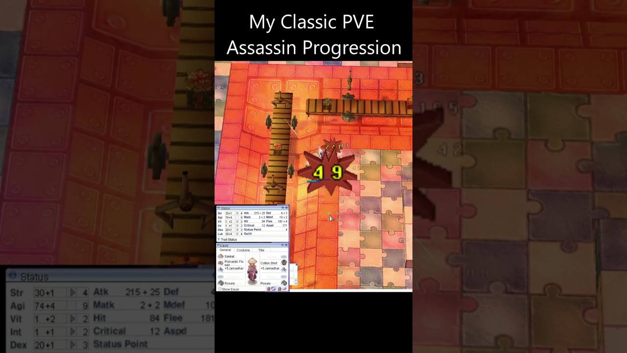 Ragnarok Online Classic - My PVE Assassin Build