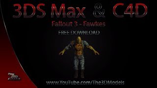 Cinema 4D/ 3DS Max | Fallout 3 Fawkes Model Download