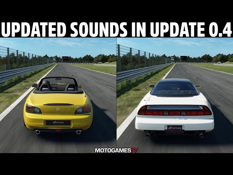 Assetto Corsa EVO - Updated Honda S2000 AP1 and Honda NSX-R (92R) Engine Sounds | Update 0.4
