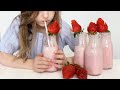 DIY Strawberry Milkshake| Easy Mother’s Day Dessert