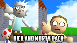 ⭐ Super Mario 64 PC Port - Rick And Morty Pack v1