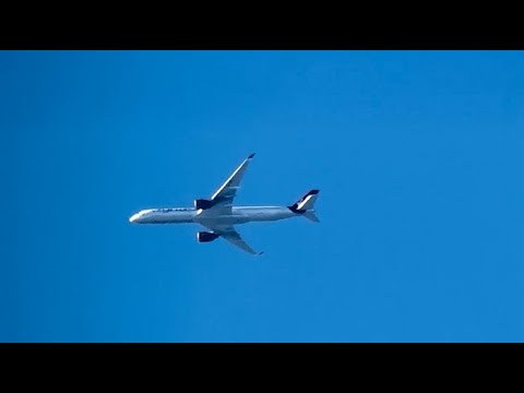 Vs127 Virgin Atlantic Airbus A350-1041 (VS127, G-VELJ) landing to JFK Airport ...