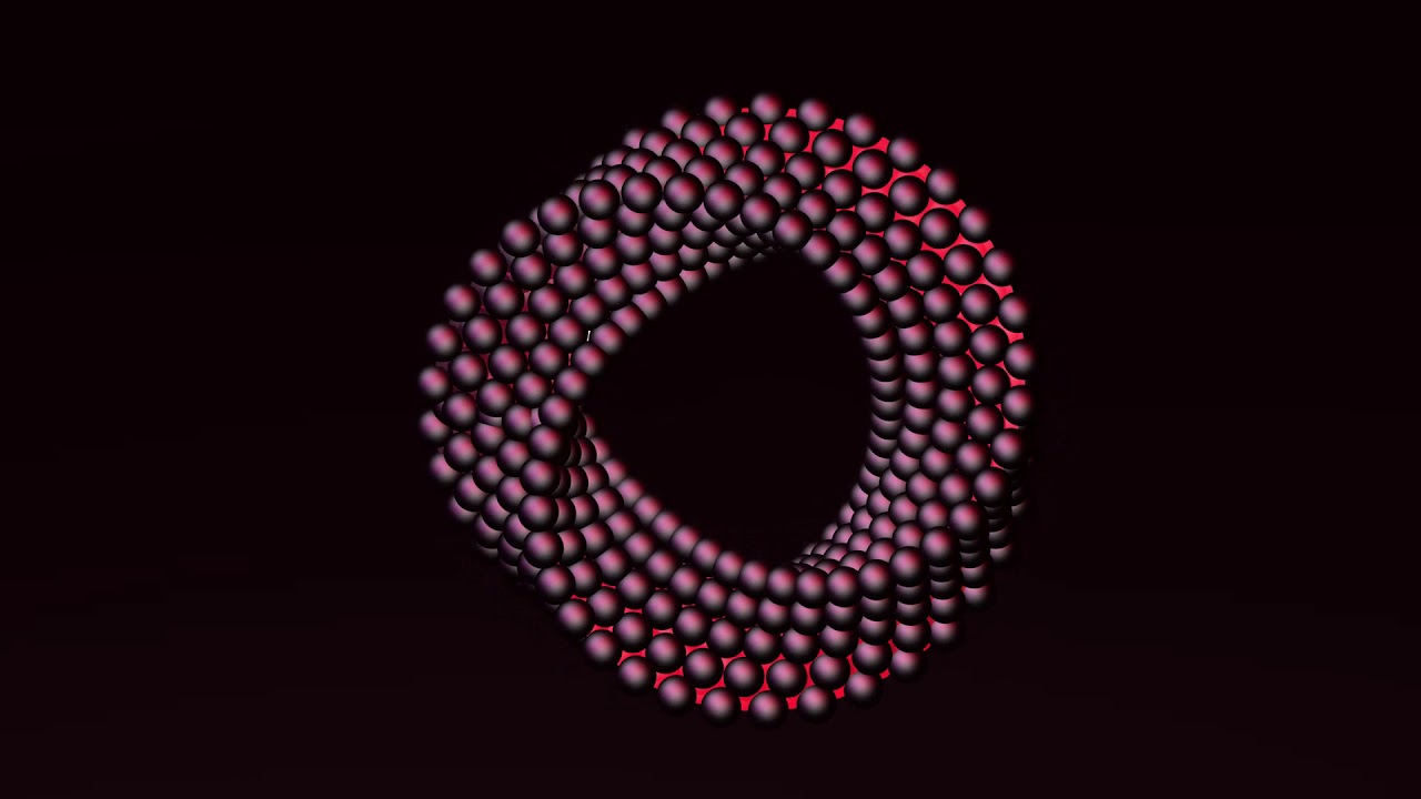 c4d abstract ring motion graphics video - YouTube