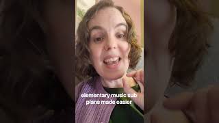 this makes my elementary music sub plans so much easier to make