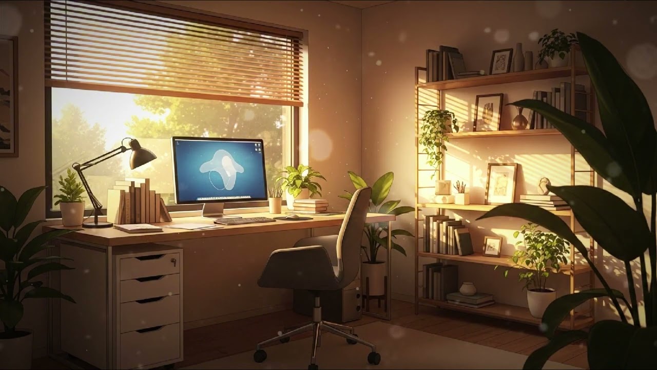 Cozy Home Office Vibes ✨ Best Lofi Mix for Homework, Writing & Coding