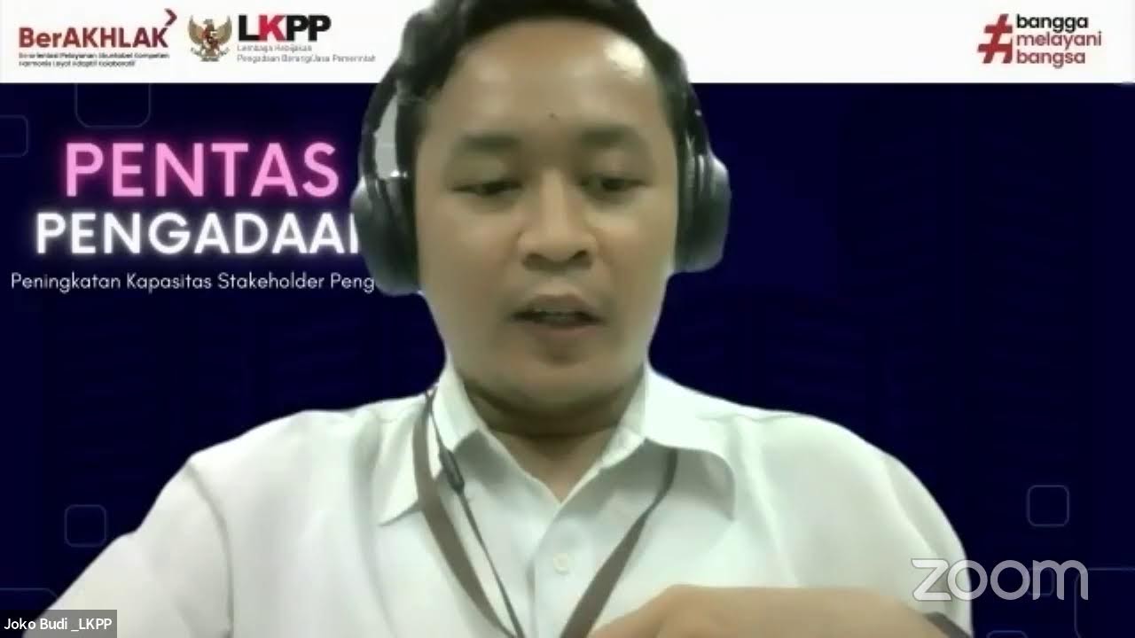 Pentas Pengadaan - Sharing Session Implementasi Clearing House terhadap Penilaian ITKP