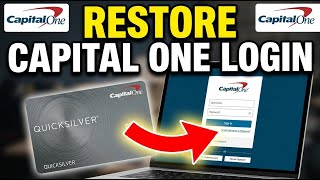 How to restore your Capital One credit card login - Step By Step