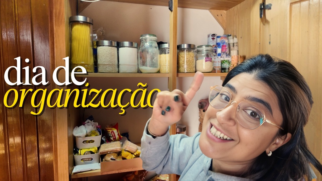 DIA DE ORGANIZAÇÃO na casa de pedra | Arrumando a despensa e nova compra