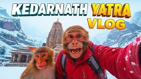 Kedarnath vlog || ai monkey vlogs || ai monkey video 