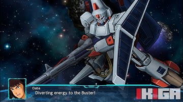 L-GAIM MK-II DEBUT BUSTER LAUNCHER ATTACK ANIMATION エルガイムMK-2 - SUPER ROBOT WARS 30