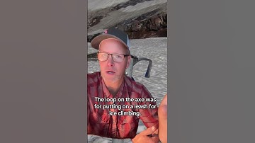 Broken Ice Axe - #iceaxe #mountaineering #mountainclimbing #equipment #climbing #climbingschool