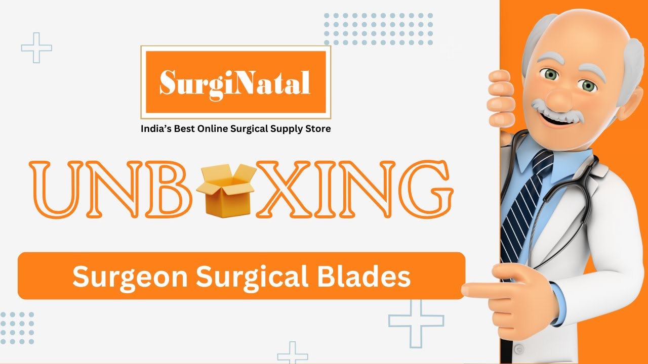Unboxing Surgeon Surgical Blades – Wide Size Variety in Individual Foil Packs