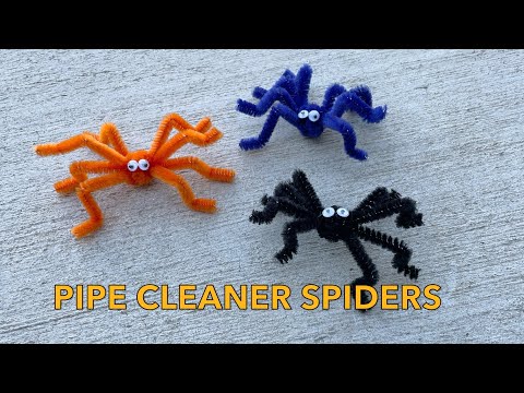 Pipe Cleaner Spiders - Small