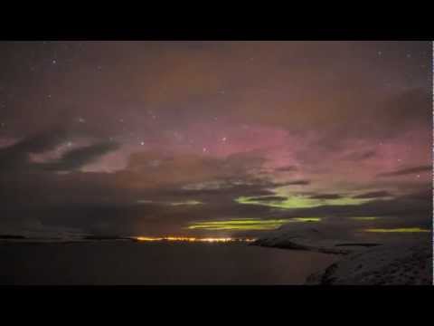 Southern Lights - Aurora - over Lake Tekapo - 13 October 2012