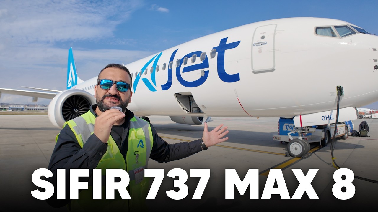 Fabrika Çıkışlı Boeing 737 MAX 8 Türkiye’ye Geldi! Özel İnceleme