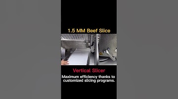 Meat Processing Machine | 1.5 MM Beef Slice | Meat Slicer | Beef  #shorts