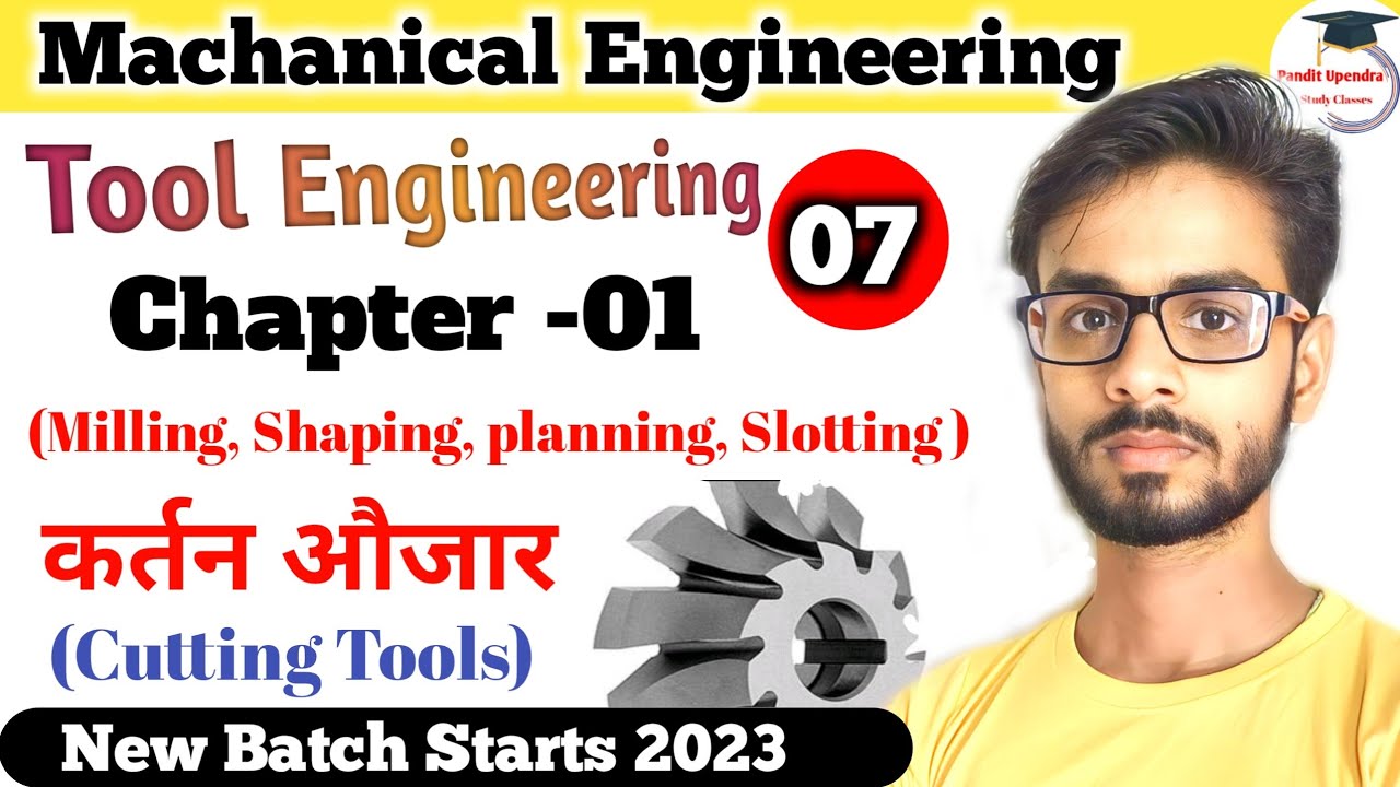 Type of Cutting Tools (Milling, Shaping Planning and Slotting) / tool