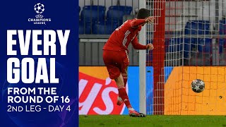EVERY GOAL From The Round Of 16 - 2nd Leg, Day4 | UCL on CBS Sports