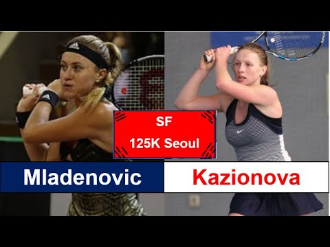Kristina "Kiki" Mladenovic (FRA) - Ekaterina Kazionova (RUS) | SF Seoul  Women Challenger 2021 - YouTube