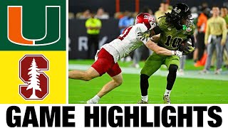 #9 Miami vs Stanford Highlights | 2025 College Football Week 9