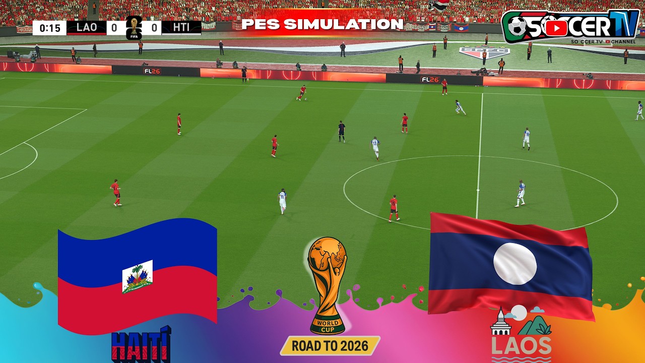 Гаити против Лаоса | Режим «Что если» ЧМ-2026 | Симуляция игрового процесса в PES (PC)