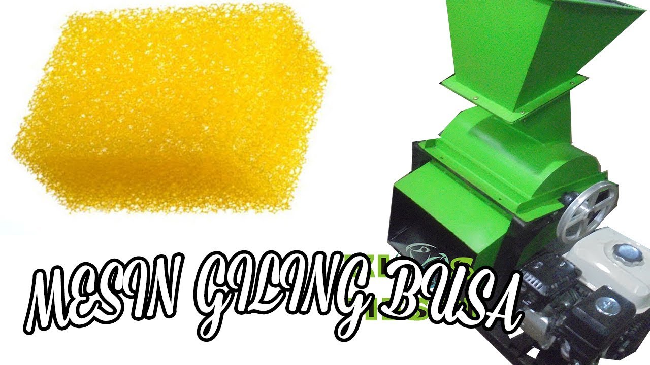 MESIN GILING BUSA, MESIN CACAH BUSA, MESIN PENGHANCUR BUSA, MESIN PERAJANG BUSA MINI