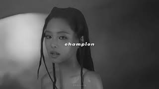 blackpink - champion (sped up)