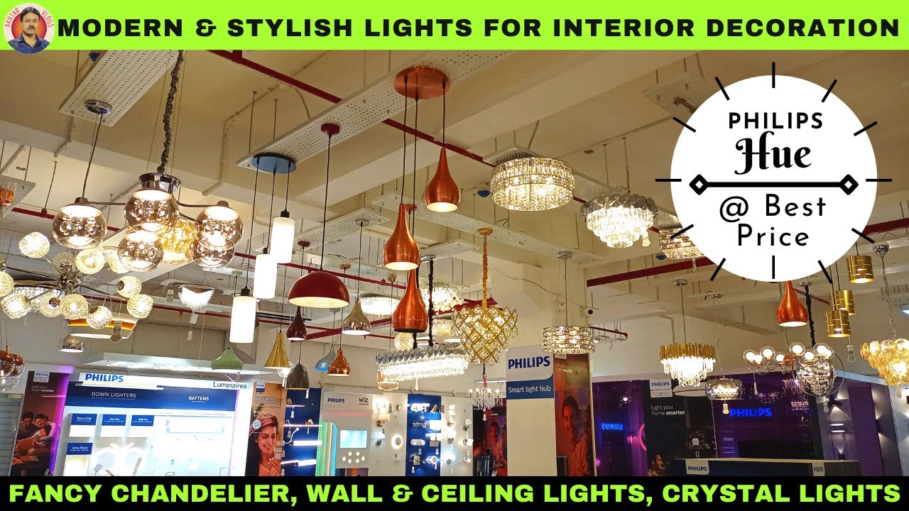 Stylish Lights & Modern Jhoomer Wholesale/Retail Store in Kolkata Ceiling & Walls Interior