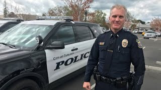 Turlock Police officers participating in Run to Remember in LA