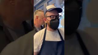 Alec Baldwin CONFRONTED By Protestor at Coffee Shop