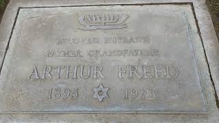 Lyricist Producer Arthur Freed Grave Hillside Memorial Park Culver City LA California USA 5-18-2023