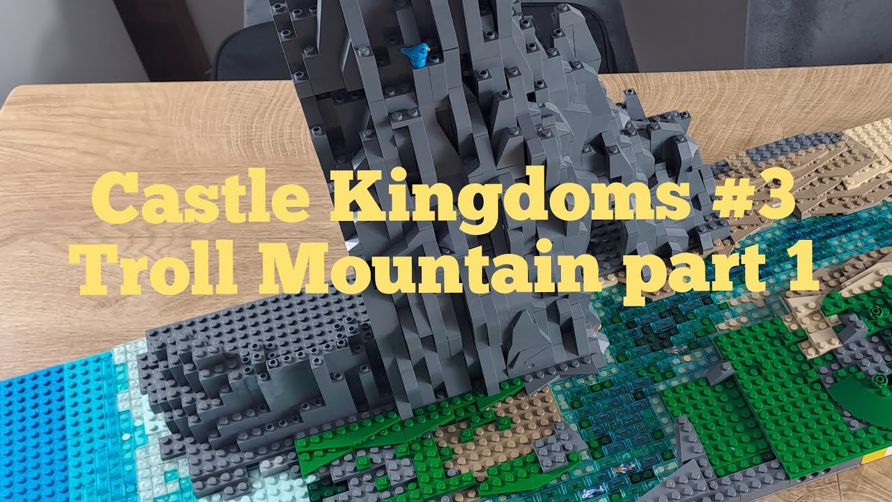 Buduje średniowieczną dioramę dla LEGO rycerzy - Castle Kingdoms MOC odc.3